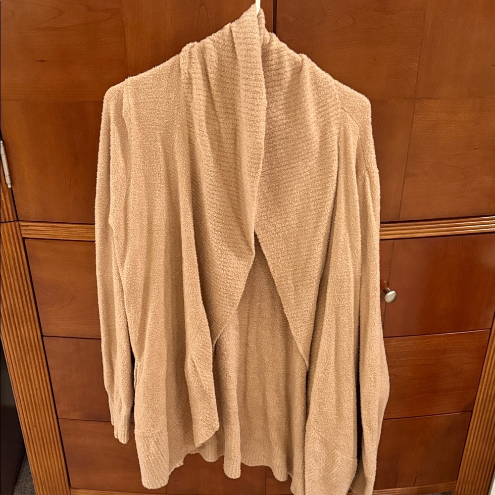 Barefoot Dreams Cozy Tan Women's Sweater size large/x-large
